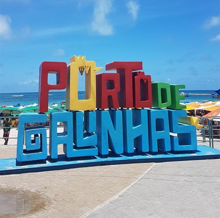 Lindo Apartamento Porto De Galinhas - Ipojuca - Com Churrasqueira E Piscina ภายนอก รูปภาพ